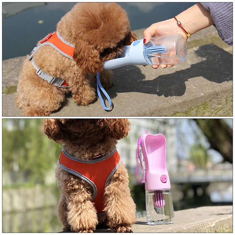 Sip & Go: Handy Travel Bottle for Dogs & Cats