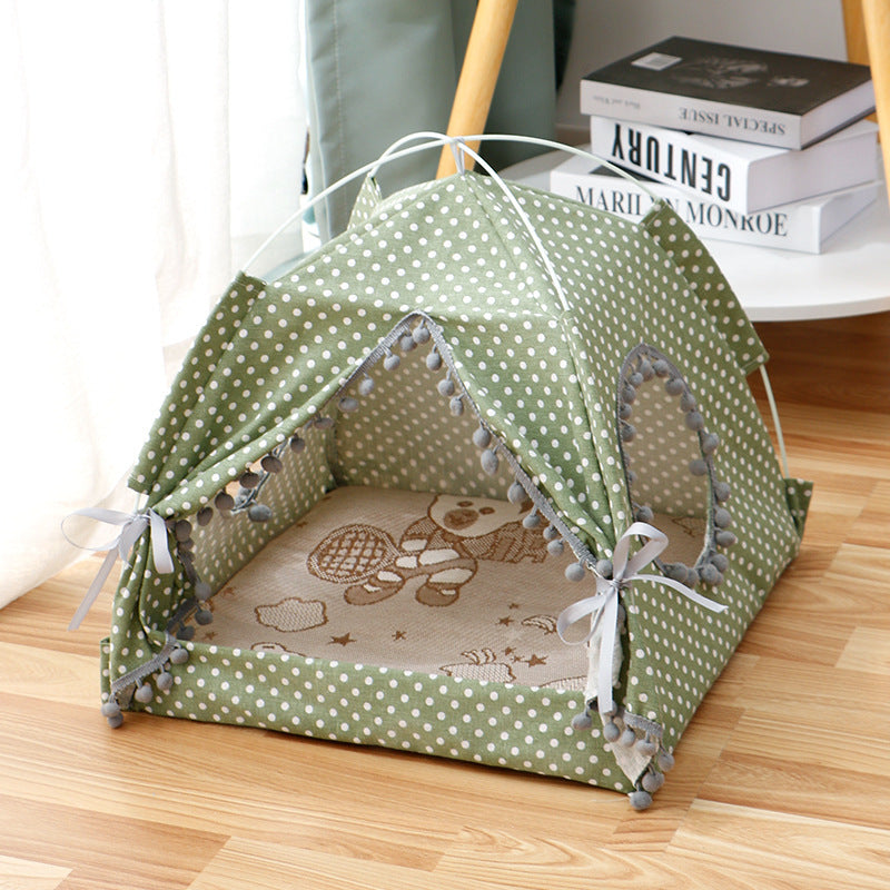 Cozy Cat Tent – Enclosed Bed for Cats