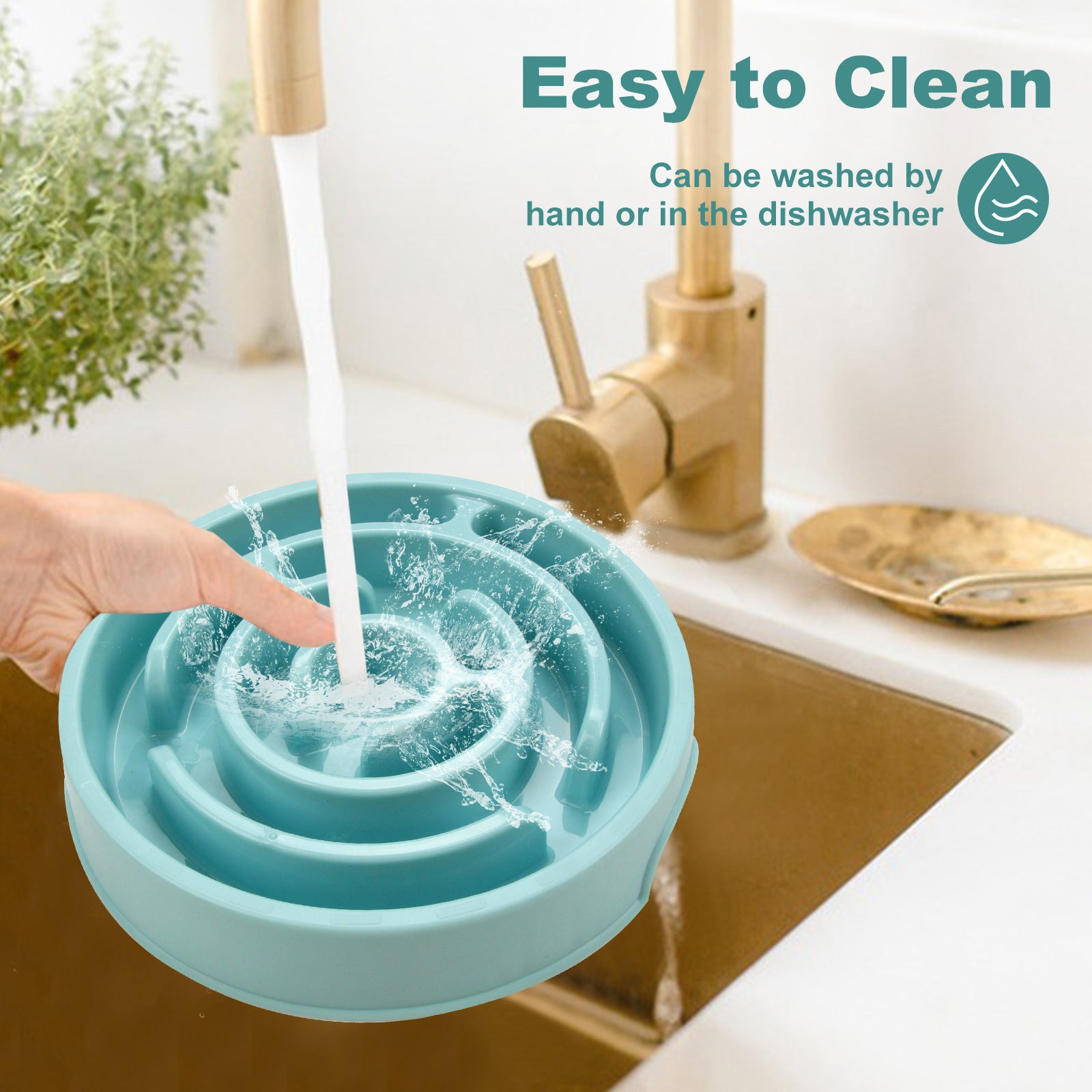 Happy Pup Slow Feeder Bowl for Healthy Eating