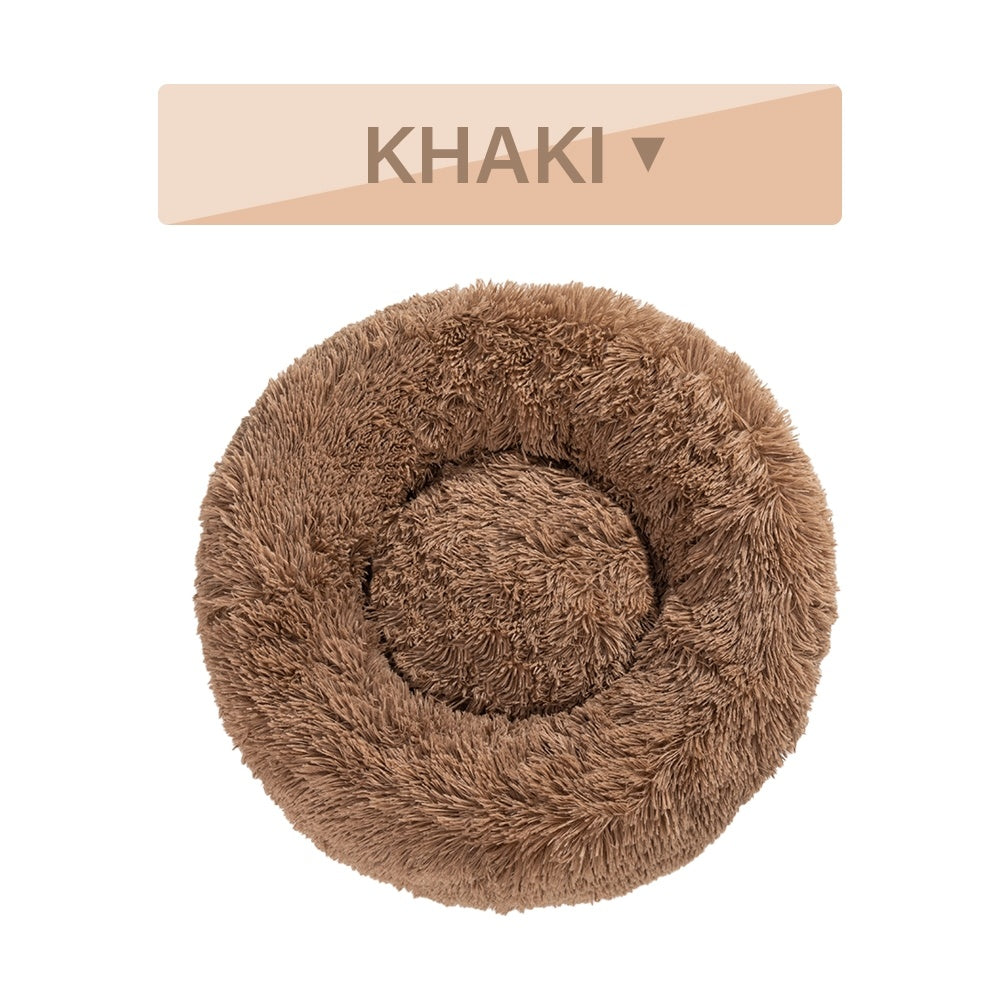Warm Plush Pet Cushion – Relaxing Bed for Your Furfriend