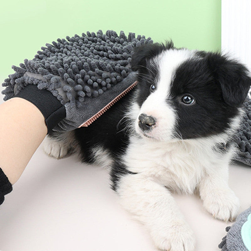 Gentle 2-in-1 Pet Bathing & Grooming Glove