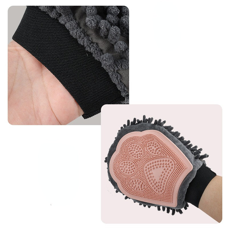 Gentle 2-in-1 Pet Bathing & Grooming Glove