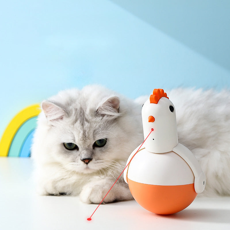 Electric Chicken Cat Toy with Fun Lights & Sounds