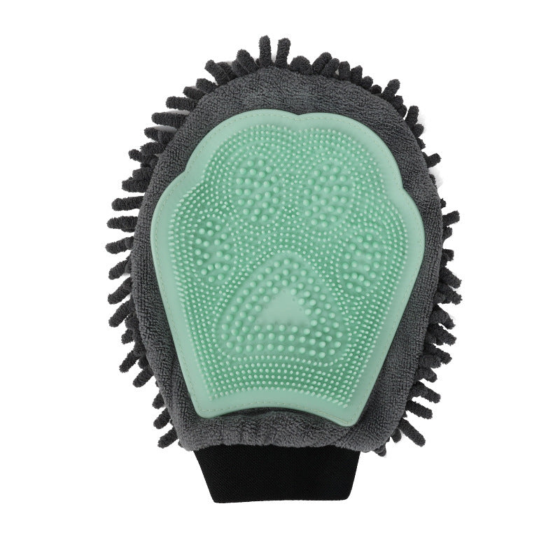 Gentle 2-in-1 Pet Bathing & Grooming Glove