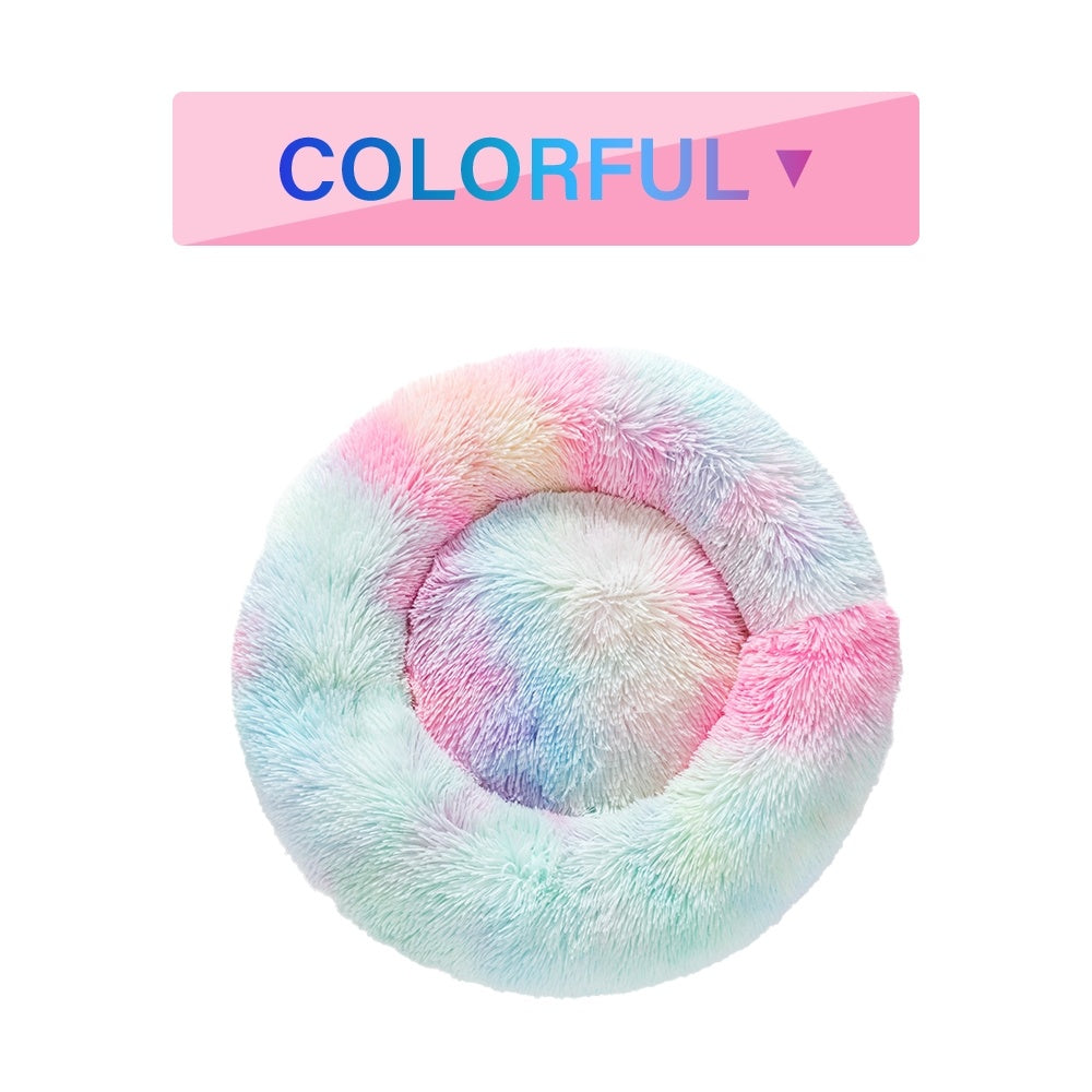 Warm Plush Pet Cushion – Relaxing Bed for Your Furfriend