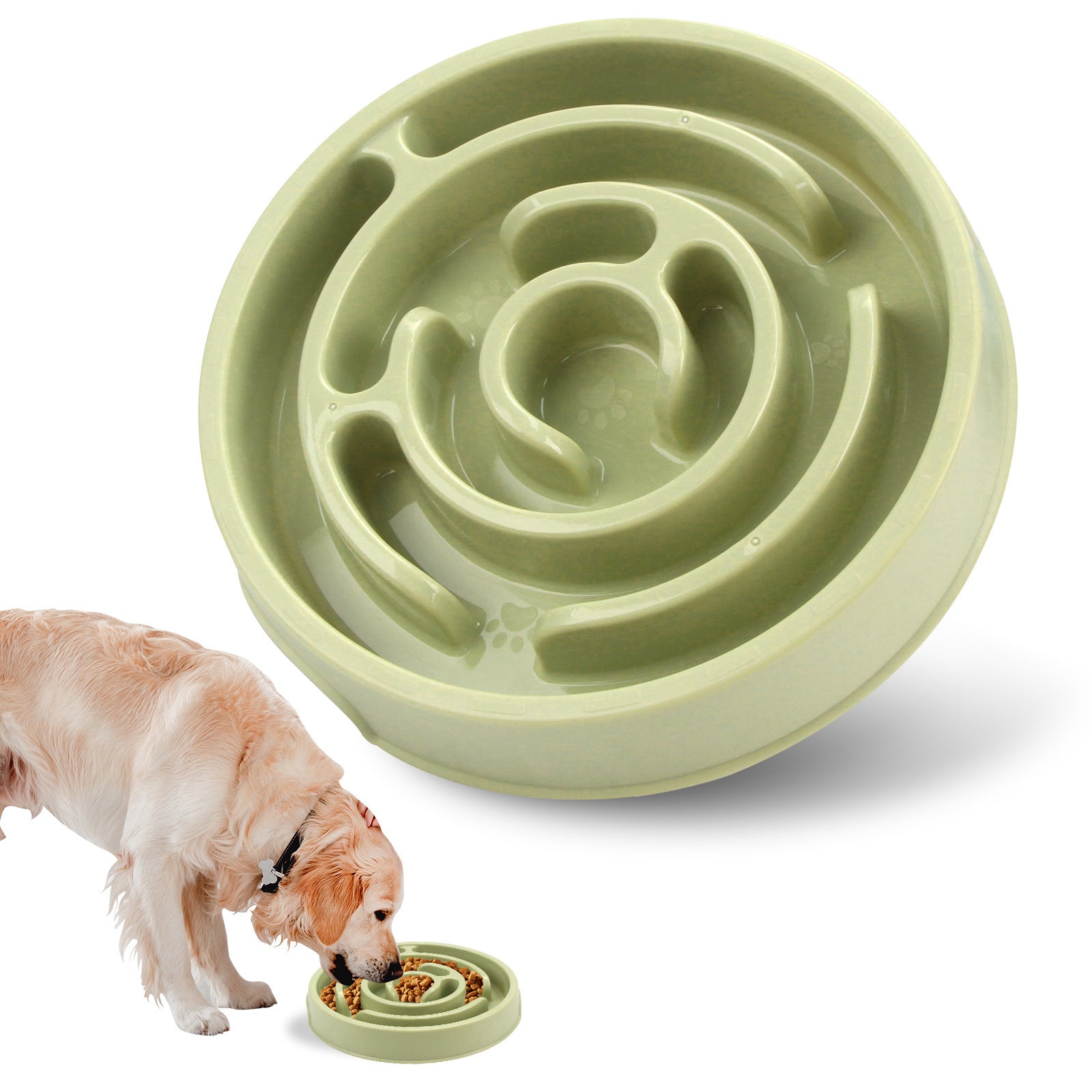 Happy Pup Slow Feeder Bowl for Healthy Eating