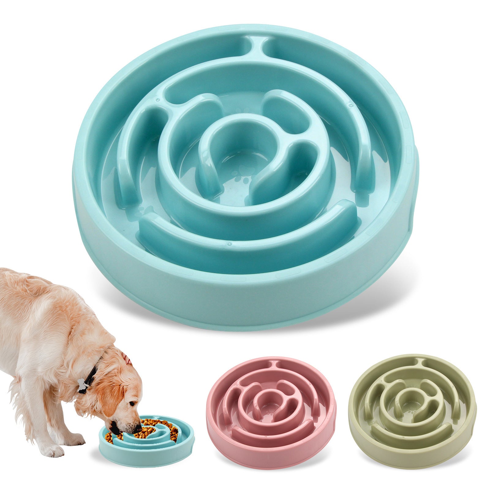 Happy Pup Slow Feeder Bowl for Healthy Eating